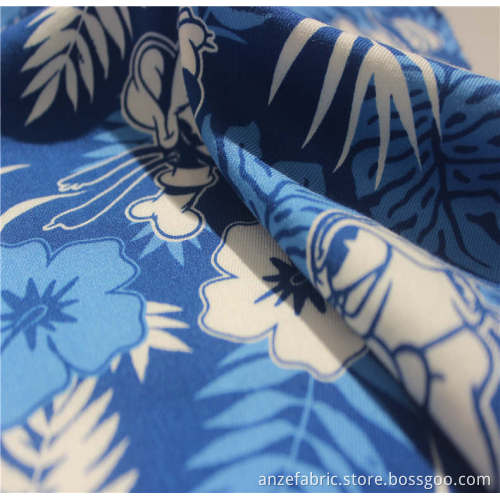 Hotsale 100%rayon twill printed fabric for garment